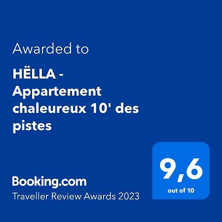 Hella - Appartement Chaleureux 10' Des Pistes El Tarter Kültér fotó